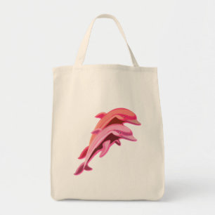 Tote O bolsa cor-de-rosa do mantimento do design do
