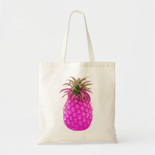Tote O bolsa cor-de-rosa frutado do abacaxi