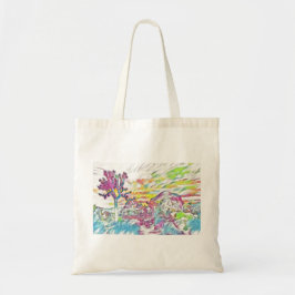 Tote O bolsa da aguarela da árvore de Joshua