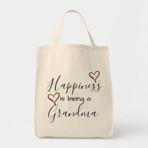 Tote o bolsa da avó - a felicidade está sendo uma av