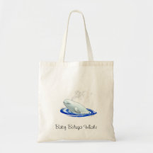 O bolsa da baleia da beluga do bebê
