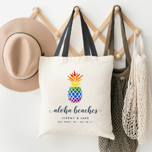 Tote O bolsa da boa vinda do casamento do abacaxi do