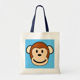 Tote O bolsa da compra da cara do macaco