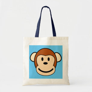 Tote O bolsa da compra da cara do macaco