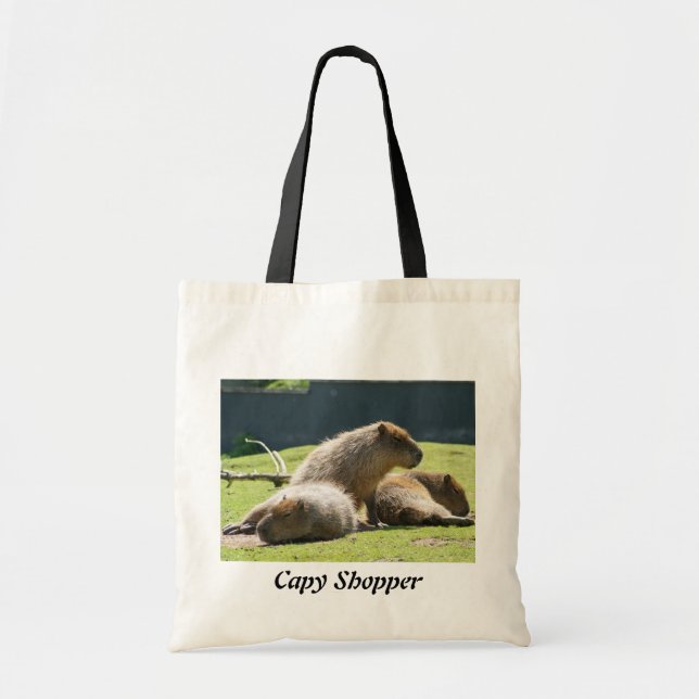 Tote O bolsa da compra do Capybara - cliente de Capy (Frente)