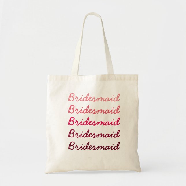 Tote O bolsa da dama de honra de Ombre (Frente)