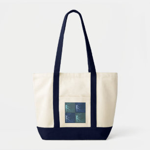 Tote O bolsa da dança (azul)