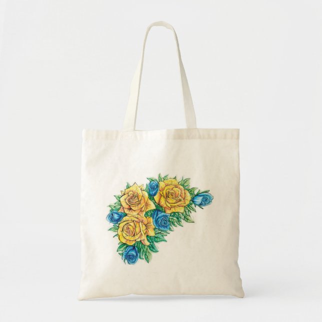 Tote O bolsa da flor (Frente)