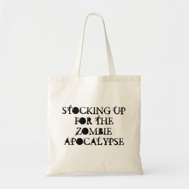 Tote O bolsa da fonte do apocalipse do zombi (Frente)