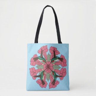 Tote O bolsa da Mandala do colibri
