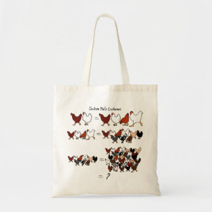 Tote O bolsa da matemática da galinha