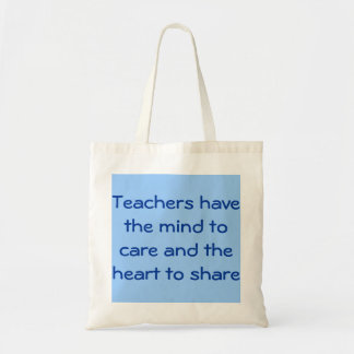 Tote O bolsa da mente/coração do professor