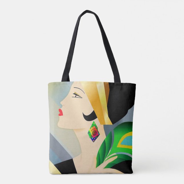 Tote O bolsa da moda do Mah Jongg (Verso)