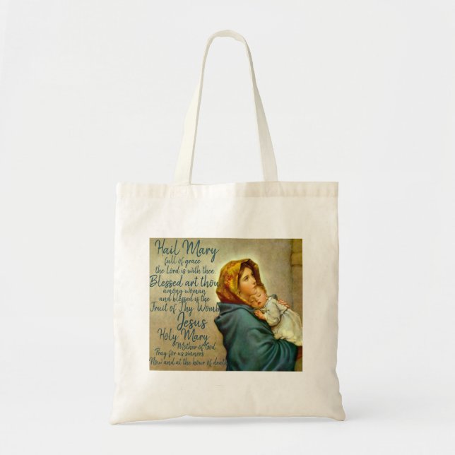 Tote O bolsa da oração de Mary da saraiva (Frente)