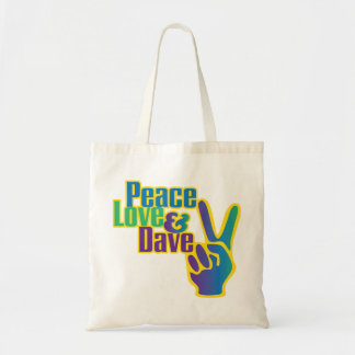 Tote O bolsa da paz, do amor & do Dave