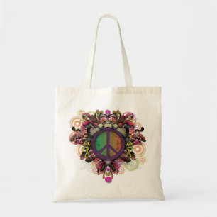 Tote O bolsa da paz do vintage