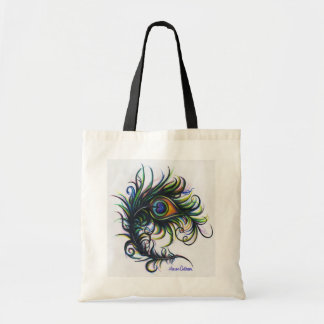 Tote O bolsa da pena do pavão