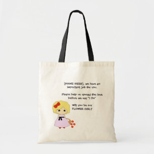 Tote O bolsa da proposta do florista - louro