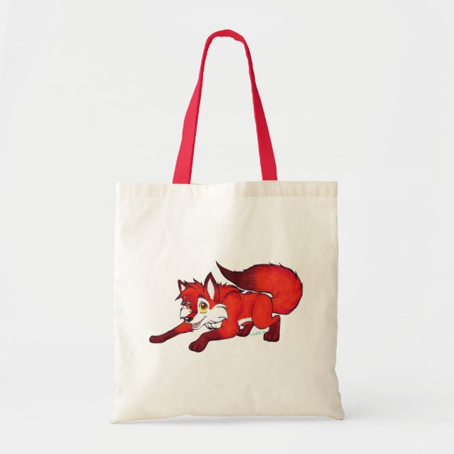 Tote O bolsa da raposa dos desenhos animados (Frente)