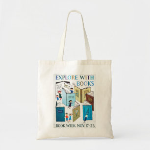 Tote O bolsa da semana de livro de 1957 crianças