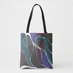 Tote O bolsa da torção da cor (gemas escuras)
