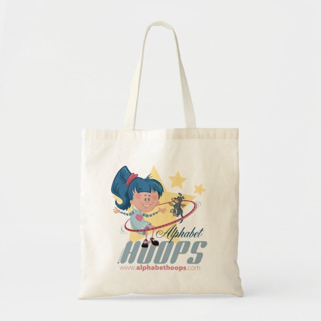 Tote O bolsa das aros do alfabeto (Frente)