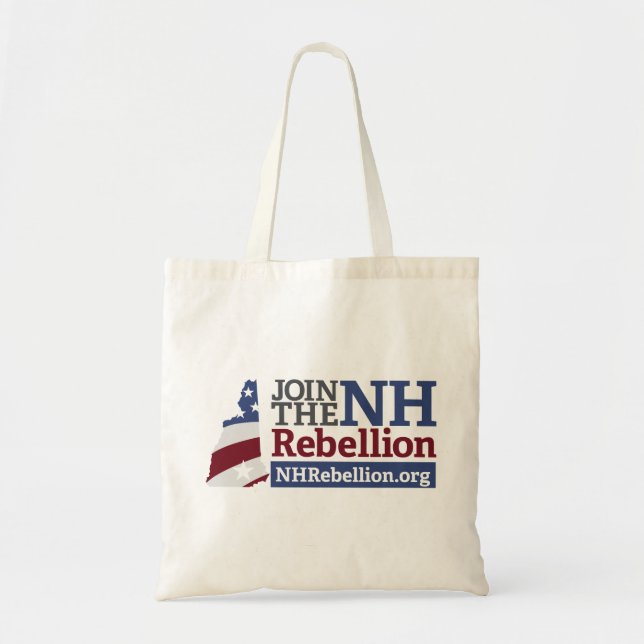 Tote O bolsa das canvas da rebelião do NH (Frente)