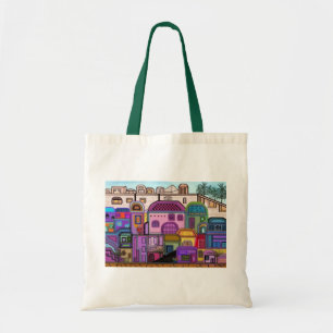 Tote O bolsa das canvas da tapeçaria de Jerusalem