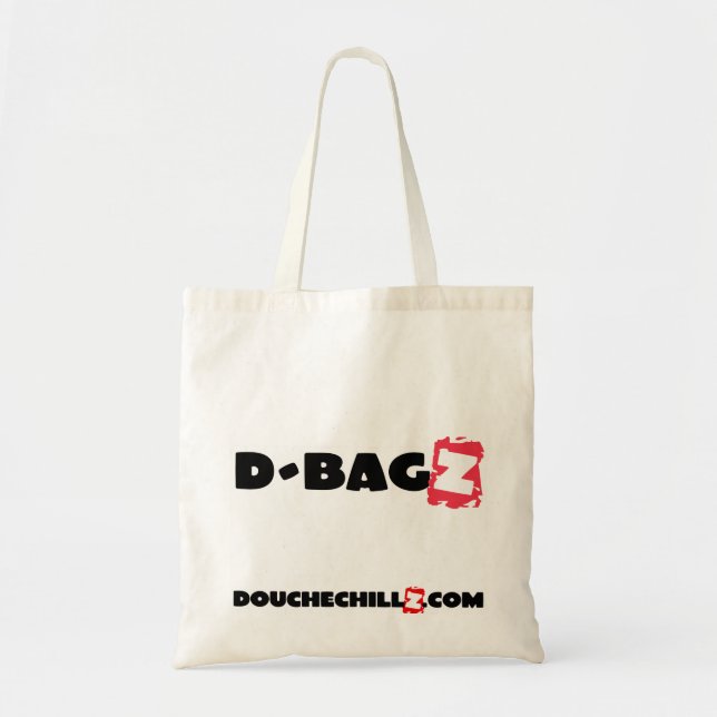 Tote O bolsa das canvas de D-Bagz Douchechillz - (Frente)