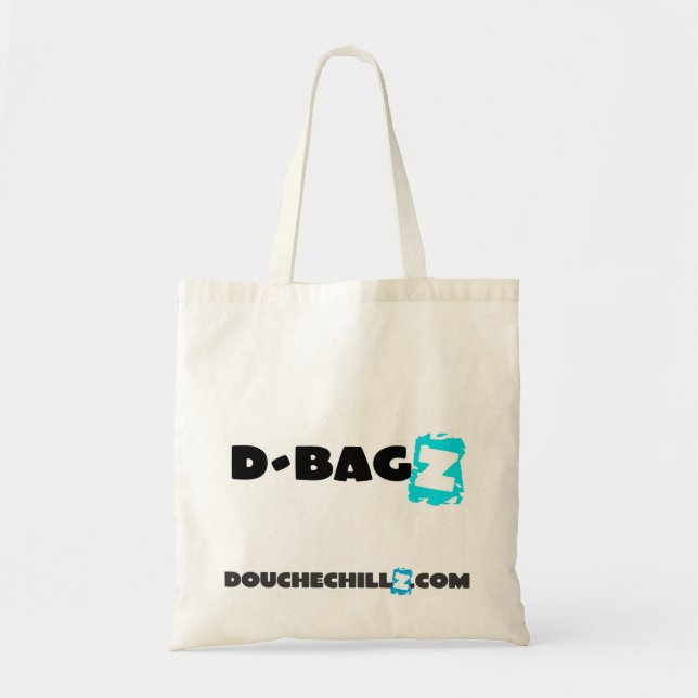 Tote O bolsa das canvas de D-Bagz Douchechillz - azul (Frente)