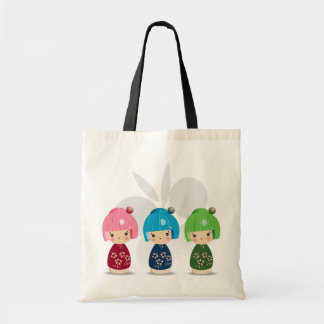 Tote O bolsa das objectivas triplas de Kokeshi
