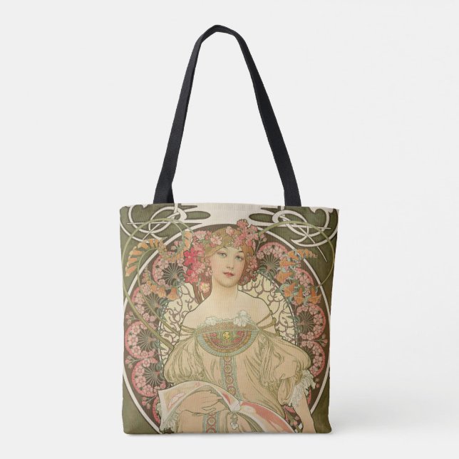 Tote O bolsa de Alphonse Mucha (Verso)