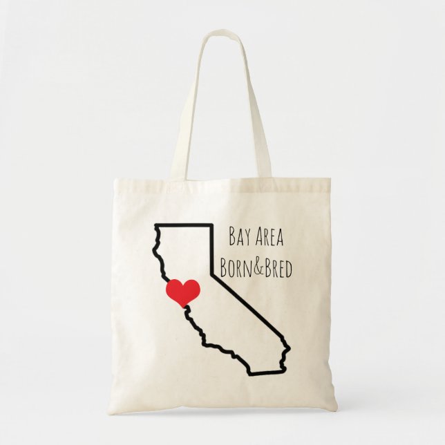 Tote O bolsa de Born&Bred da área da baía (Frente)
