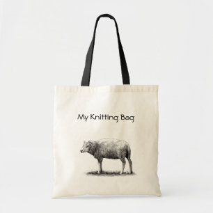 Tote O bolsa de confecção de malhas: Desenho dos