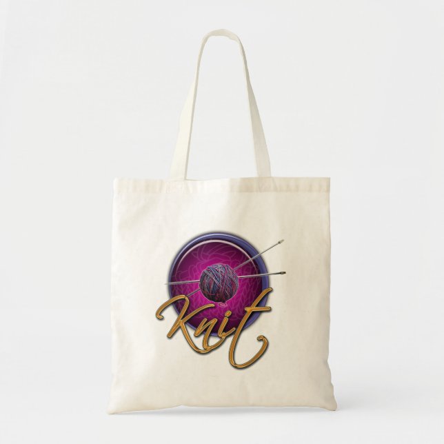 Tote O bolsa de confecção de malhas do saco (Frente)