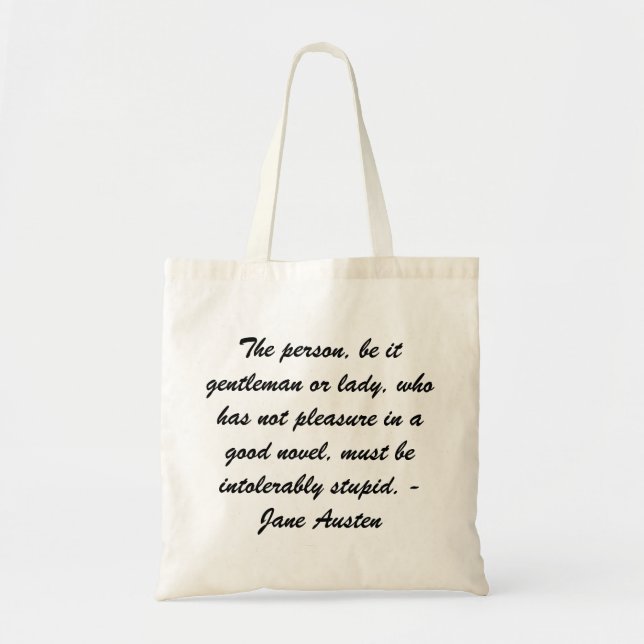 Tote O bolsa de Jane Austen (Frente)