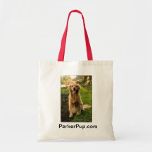 O bolsa de ParkerPup com punho vermelho