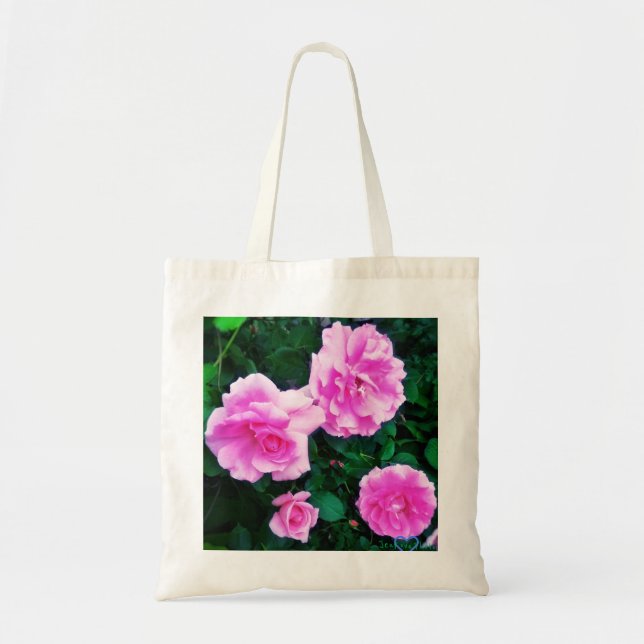 TOTE O BOLSA DE QUATRO ROSAS (Frente)