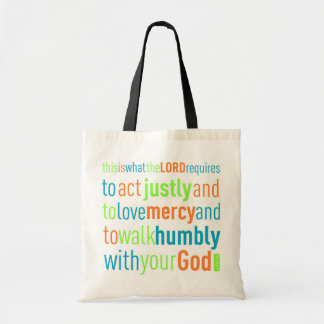 Tote O bolsa do 6:8 de Micah