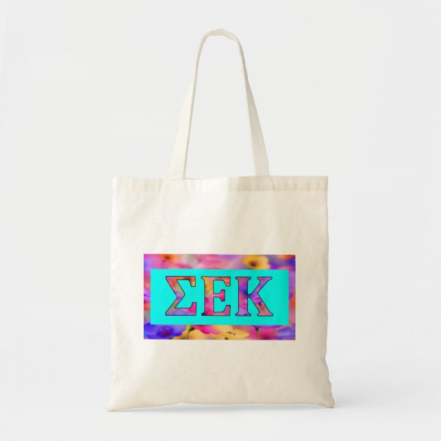 Tote O bolsa do amor da flor da SEK (Frente)