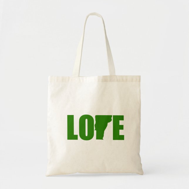 Tote O bolsa do amor de Vermont (Frente)