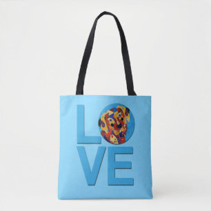 Tote O bolsa do amor do cão de Labrador