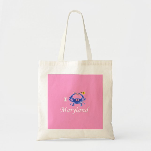 Tote O bolsa do caranguejo da DM Susan de olhos pretos (Frente)