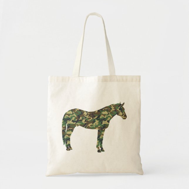 Tote O bolsa do cavalo de Camo (Frente)