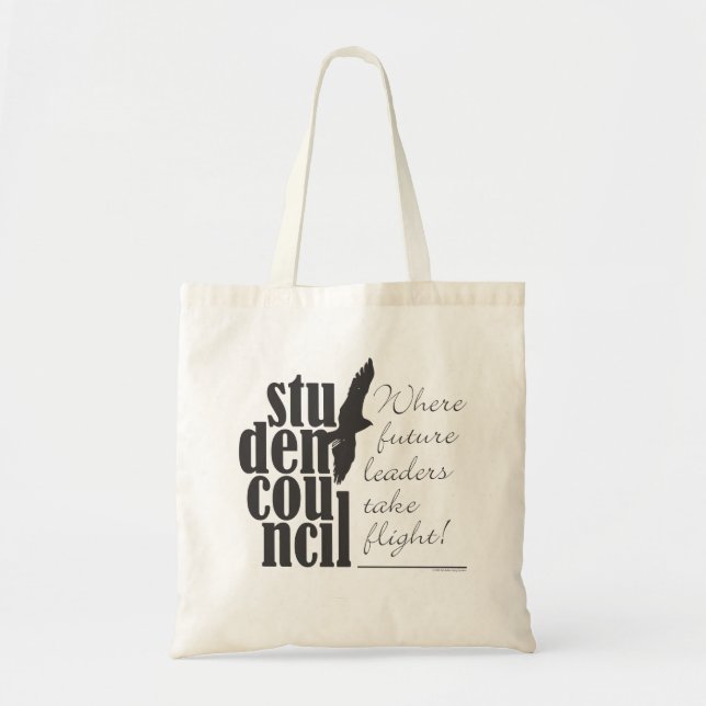 Tote O bolsa do conselho estudantil (Frente)