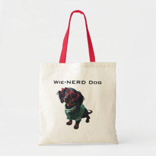 Tote O bolsa do Dachshund do nerd do cão do Wiener