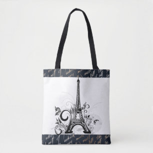Tote O bolsa do design de Paris
