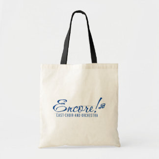 Tote O bolsa do encore com logotipo azul