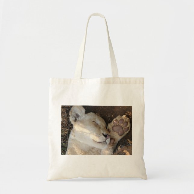 Tote O bolsa do filhote de leão (Frente)