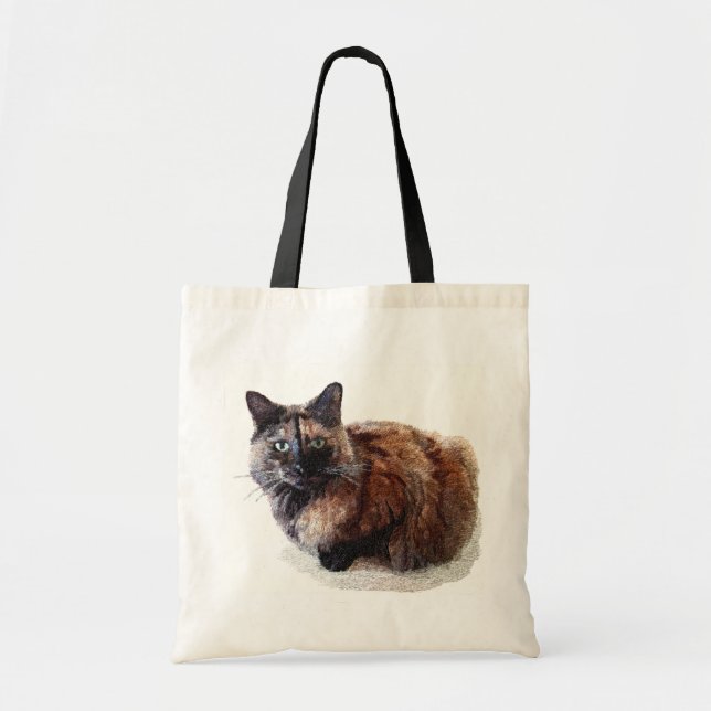 Tote O bolsa do gato da concha de tartaruga (Frente)